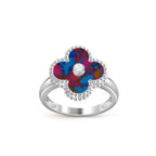 [LUXE JEWELRY]CLOVER SILVER DIOMND RING COLLECTION