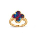 [LUXE JEWELRY]CLOVER RING GOLD COLLECTION