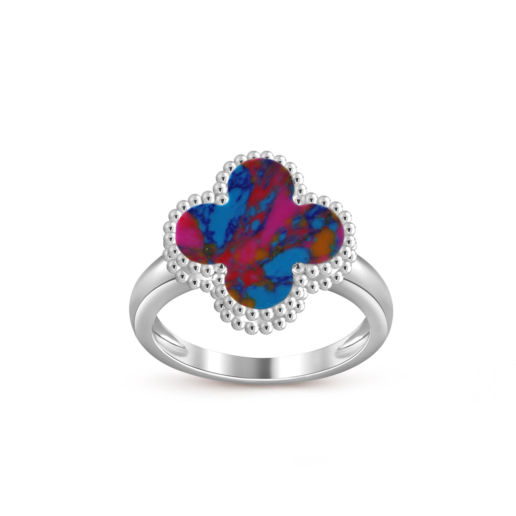 [LUXE JEWELRY]CLOVER SILVER RING COLLECTION