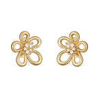 [LUXE JEWELRY] Flowerlace Earring Diamond 5 stones