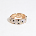 [LUXE JEWELRY] PANTHERE SPOTTED FULL DIAMOND RING