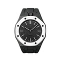 Oak Pop Exclusive Black Silicone Strap