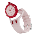 Oak Pop Exclusive Pink And Red Silicone Strap