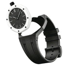 Oak Pop Exclusive Black Silicone Strap