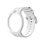 Oak Pop Exclusive  White Silicone Strap
