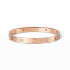 [LUXE JEWELRY] LOVE BRACELET 6.1MM 4 DIAMONDS