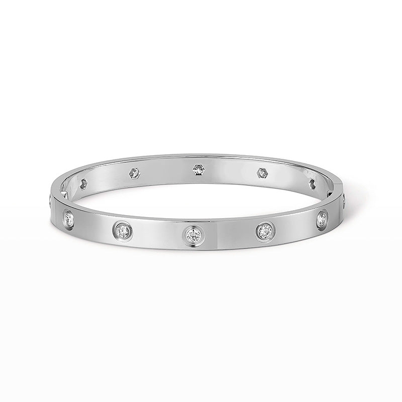[LUXE JEWELRY] LOVE BRACELET 6.1MM 10 DIAMONDS