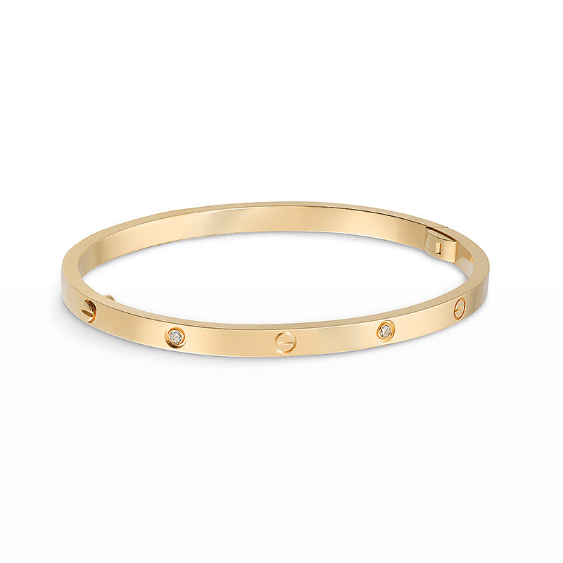 [LUXE JEWELRY] LOVE BRACELET 3.65MM 6 DIAMONDS