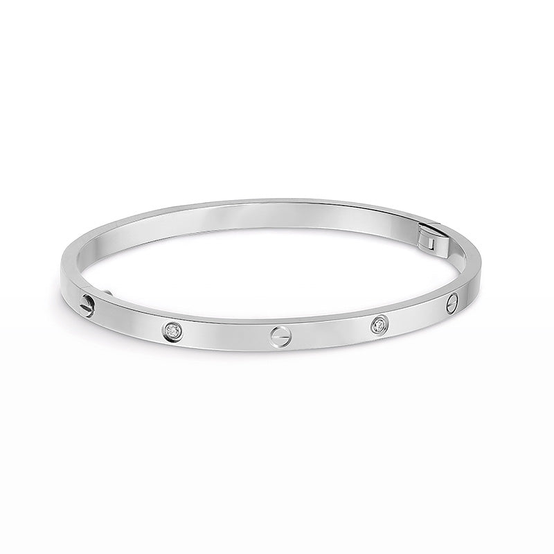 [LUXE JEWELRY] LOVE BRACELET 3.65MM 6 DIAMONDS