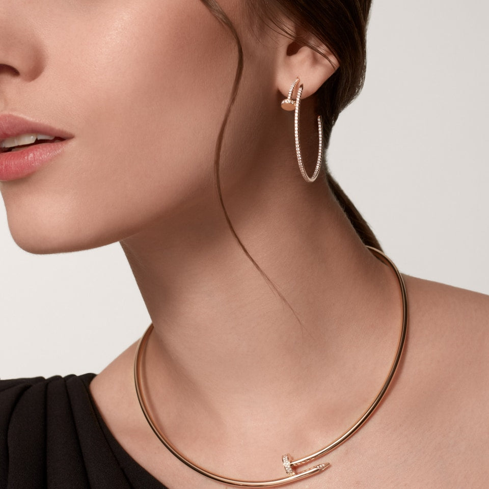 [LUXE JEWELRY] JUSTE FULL DIAMOND LARGE EARRINGS