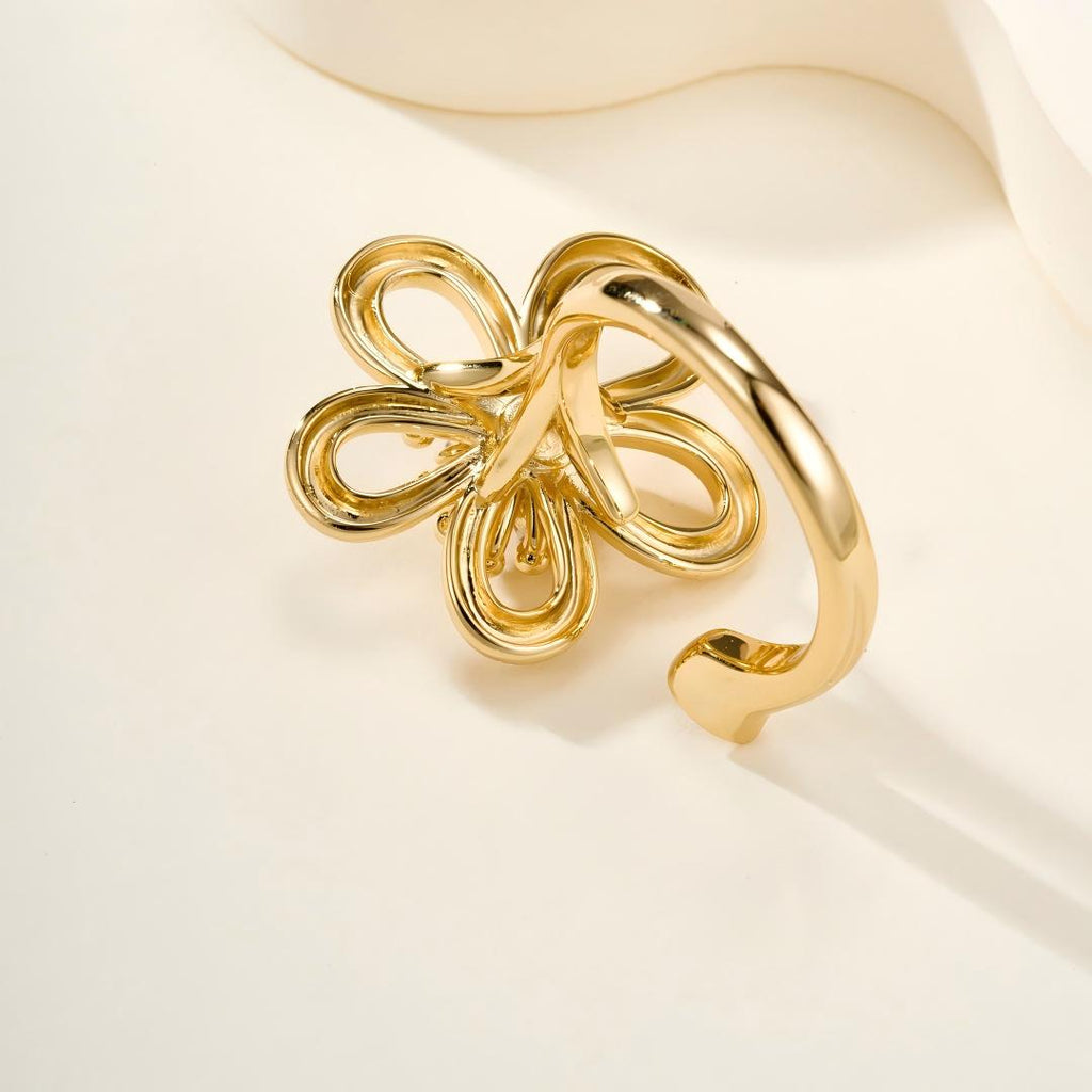 [LUXE JEWELRY] Flowerlace Between the Finger ring