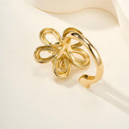 [LUXE JEWELRY] Flowerlace Between the Finger ring