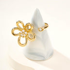 [LUXE JEWELRY] Flowerlace Between the Finger ring