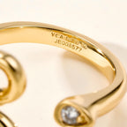 [LUXE JEWELRY] Flowerlace Between the Finger ring