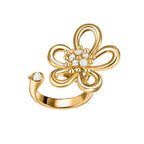 [LUXE JEWELRY] Flowerlace Between the Finger ring