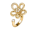 [LUXE JEWELRY] Flowerlace Between the Finger ring