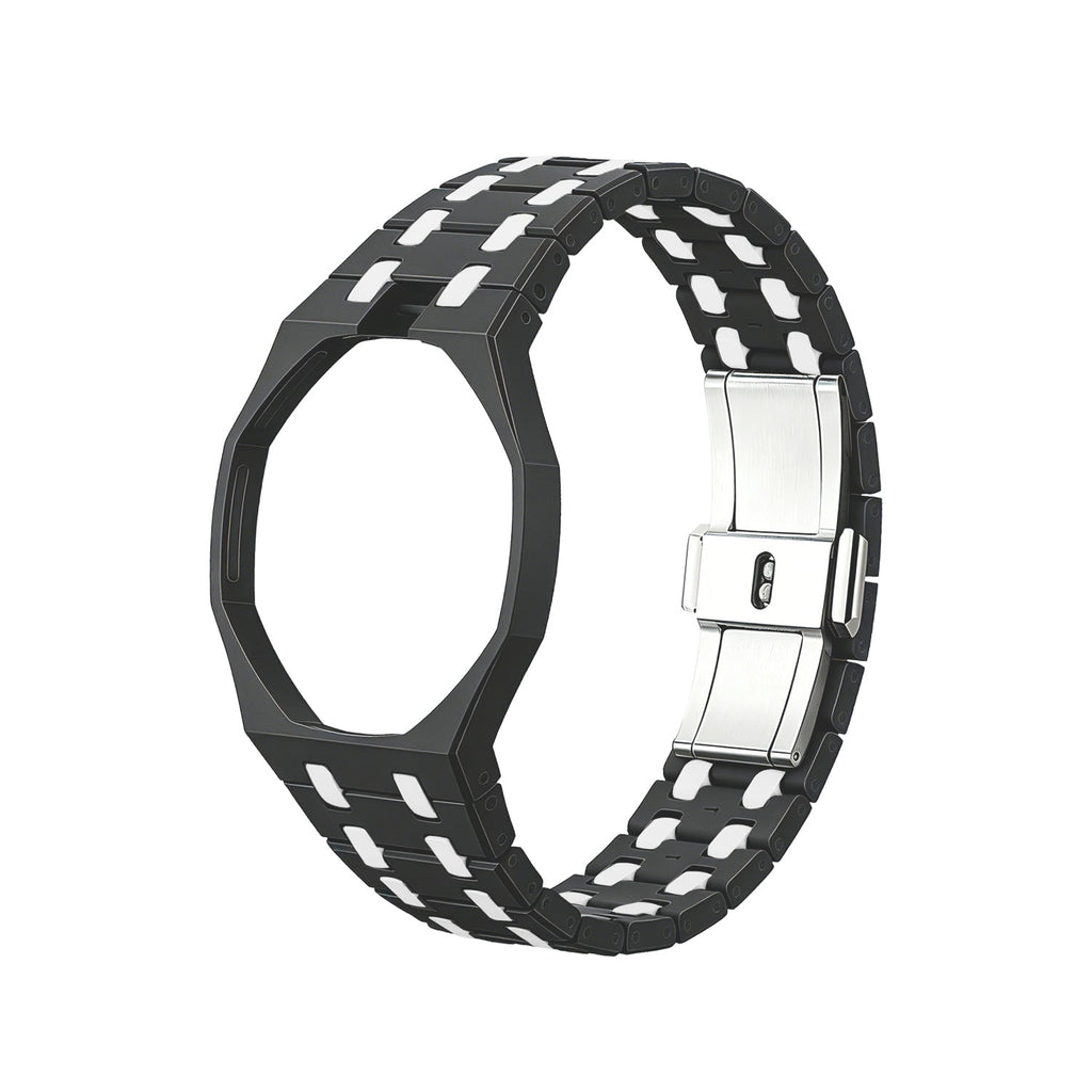 Oak Pop Exclusive Black And White Bioceramic Strap