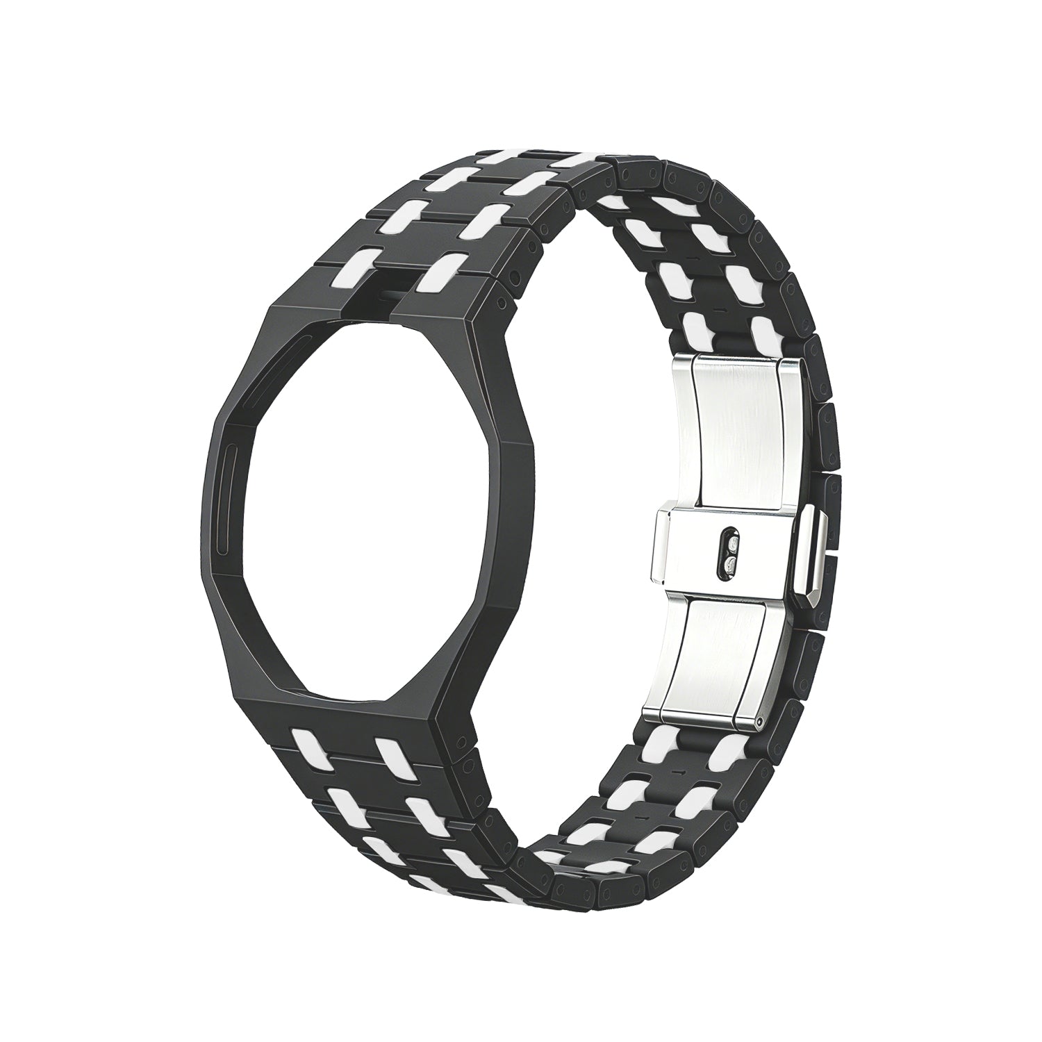 Oak Pop Exclusive Black And White Bioceramic Strap
