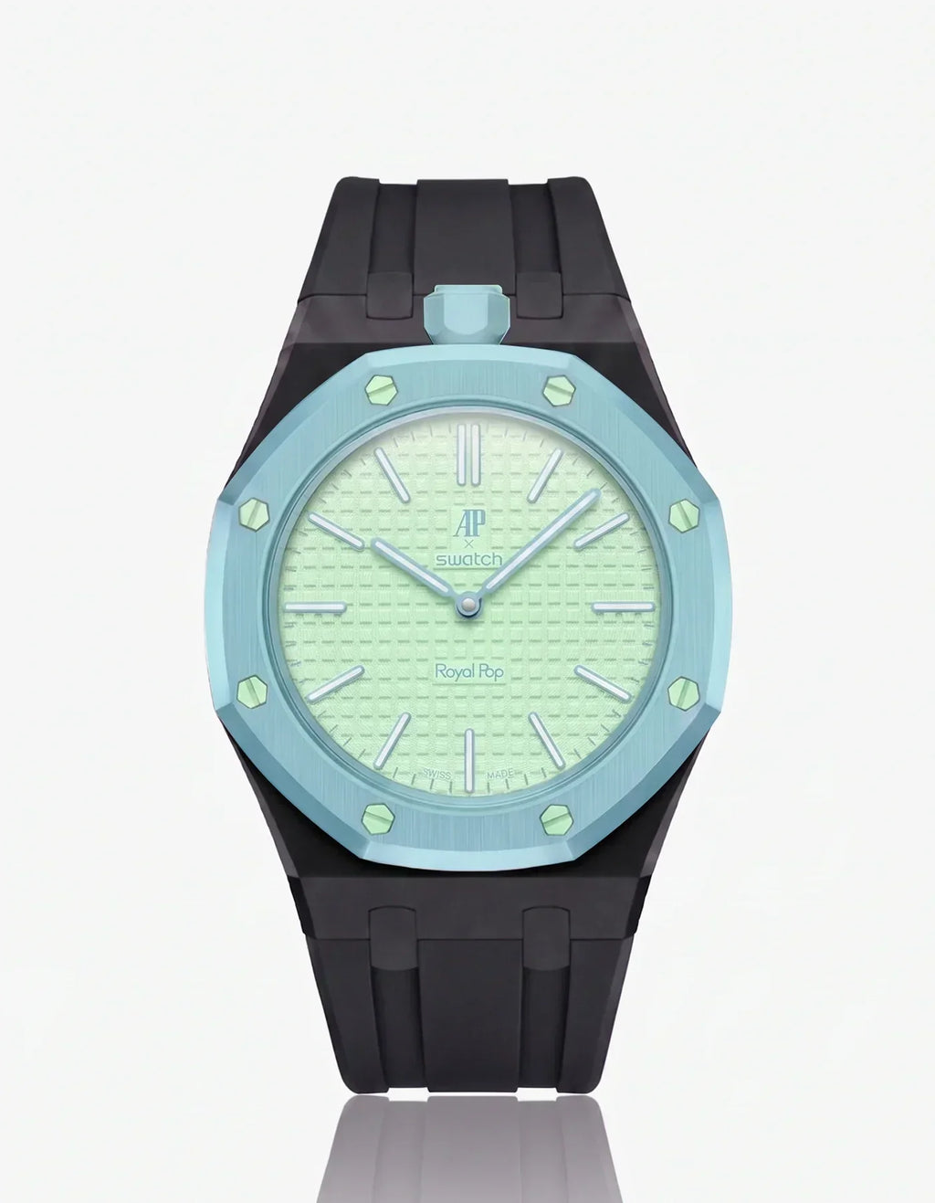 Silicone Strap & Case  Royal Pop  Blaue Acht(Customize  Colors)