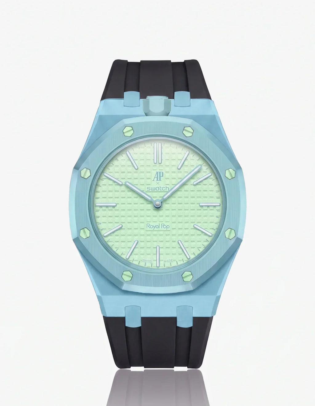 Silicone Strap & Case  Royal Pop  Blaue Acht(Customize  Colors)