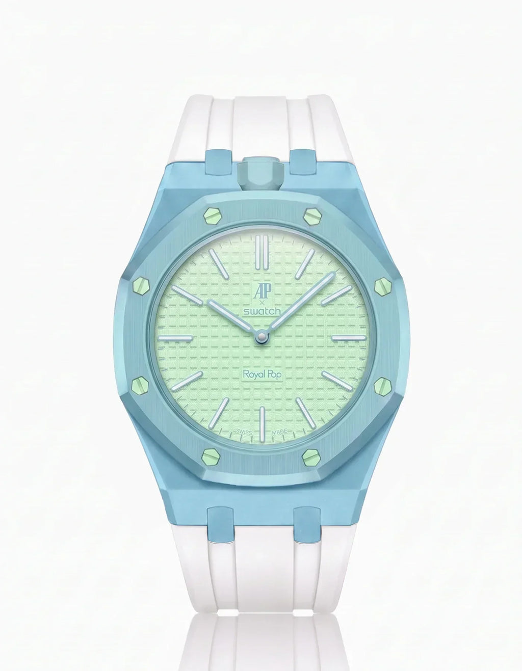 Silicone Strap & Case  Royal Pop  Blaue Acht(Customize  Colors)