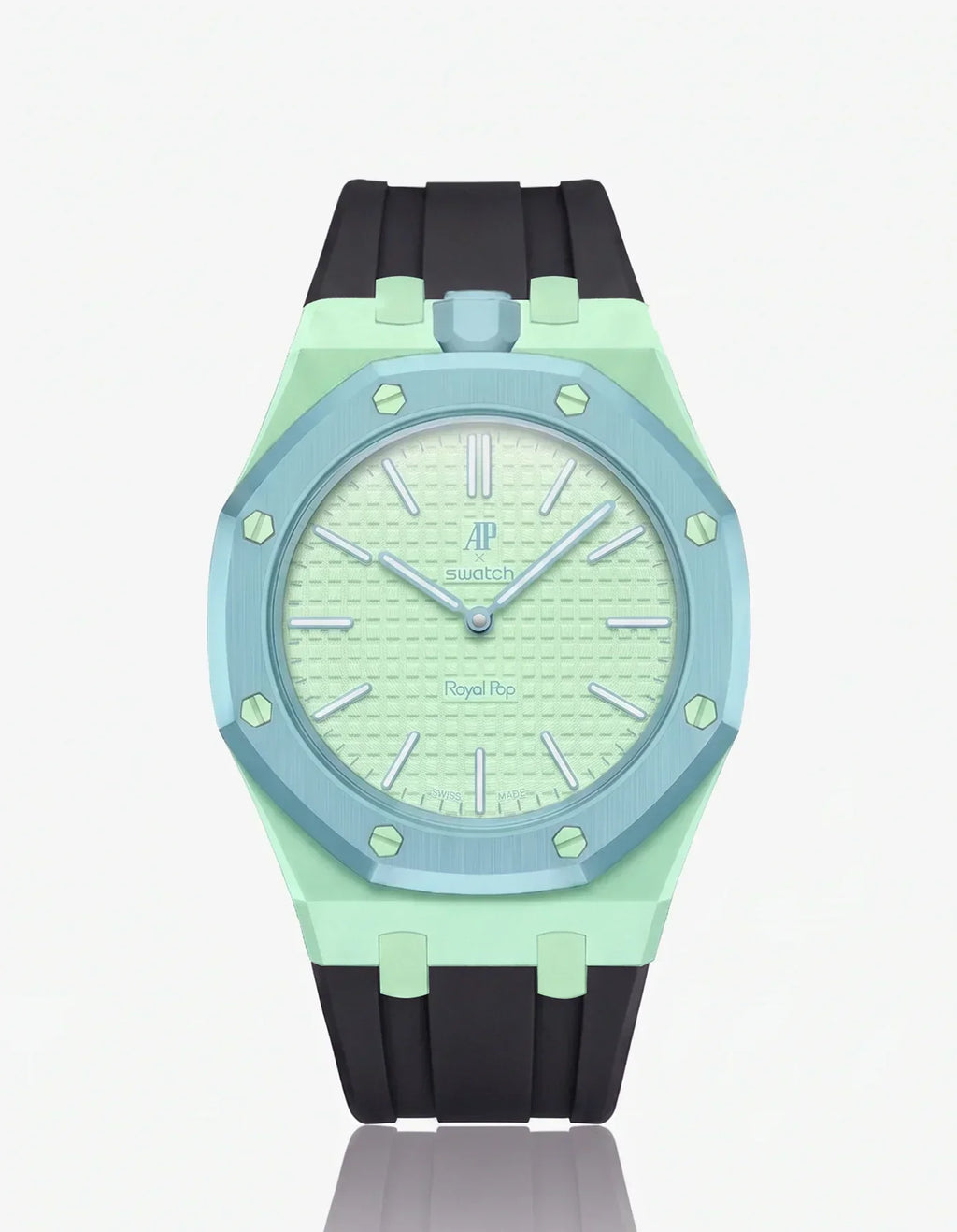 Silicone Strap & Case  Royal Pop  Blaue Acht(Customize  Colors)