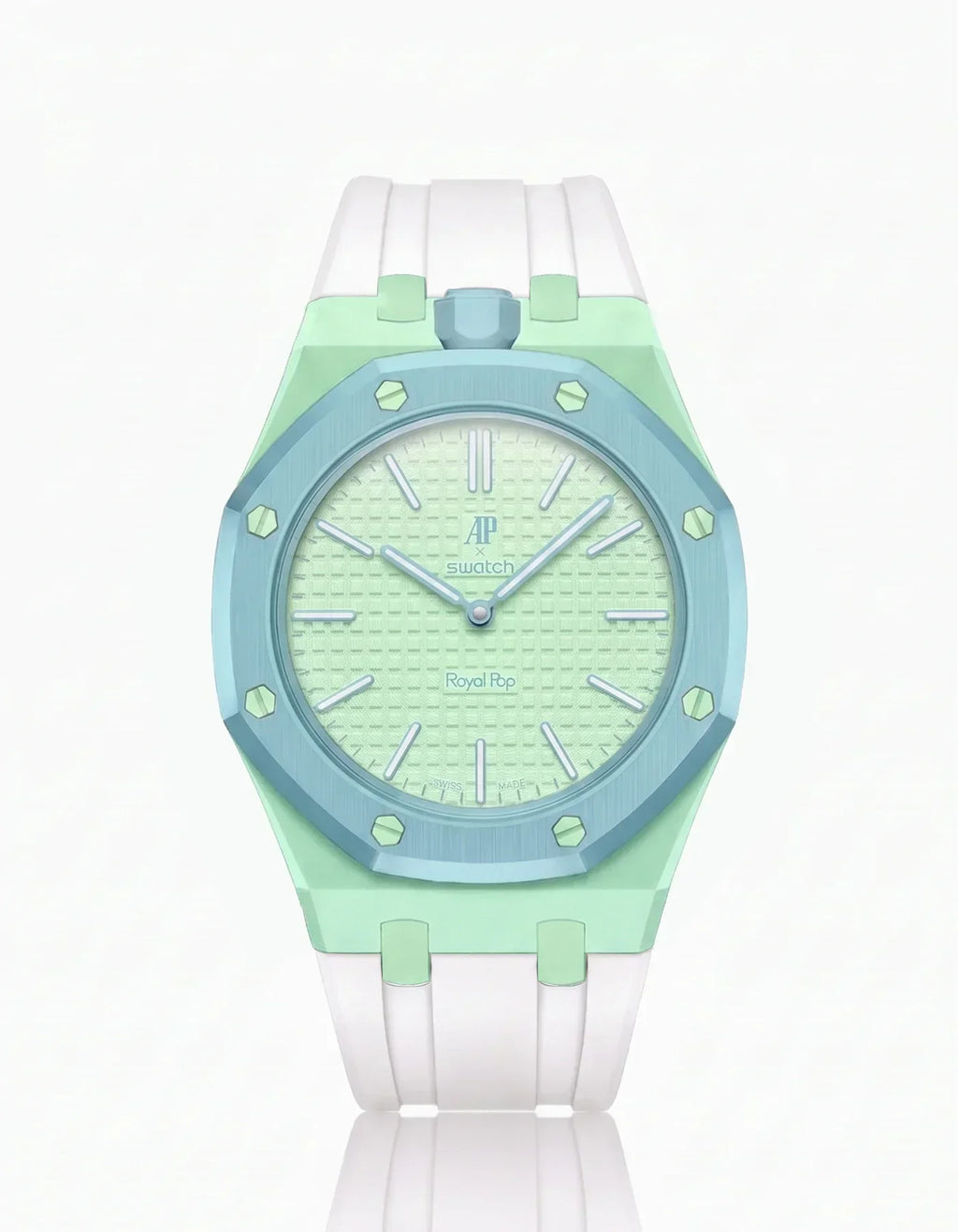 Silicone Strap & Case  Royal Pop  Blaue Acht(Customize  Colors)