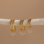 Mini Bold Hoops Set