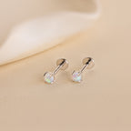 Opal Flat Back Studs