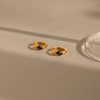 Rhombus Birthstone Huggies