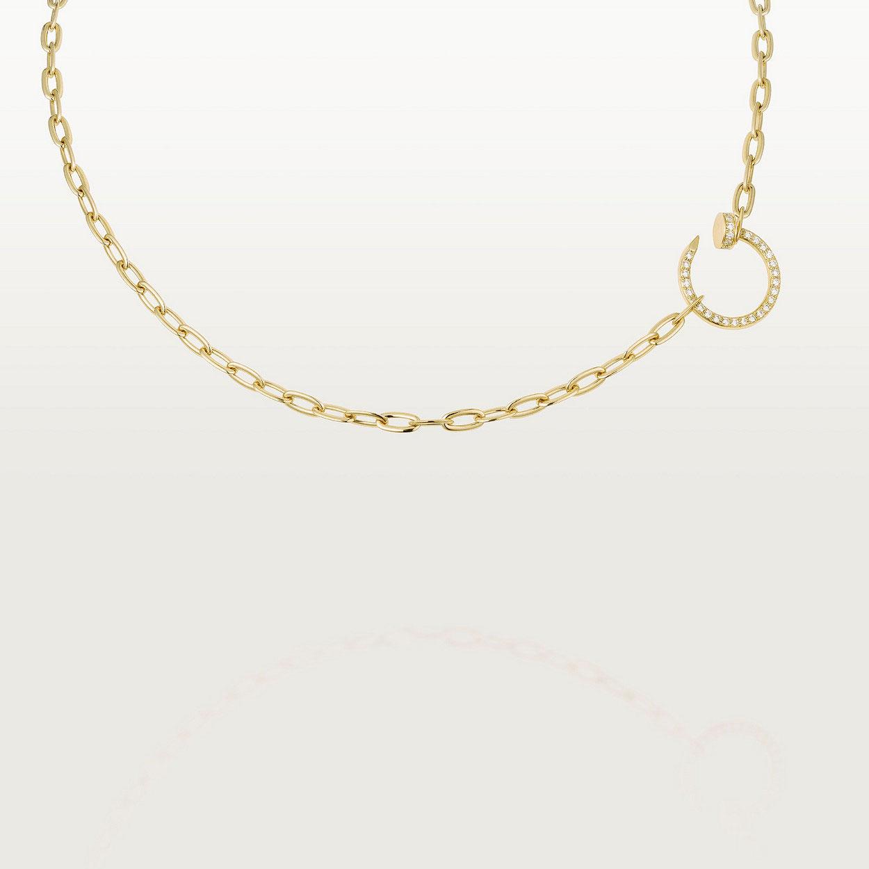 [LUXE JEWELRY] JUSTE NECKLACE FULL DIAMONDS