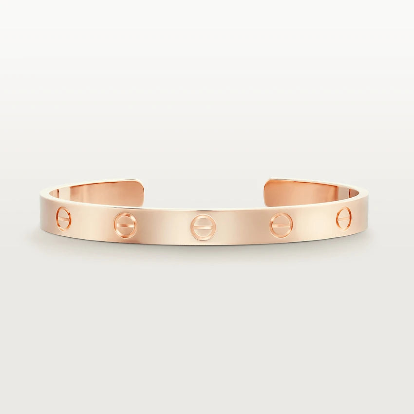 [LUXE JEWELRY] LOVE BRACELET 6.1MM OPEN CUFF