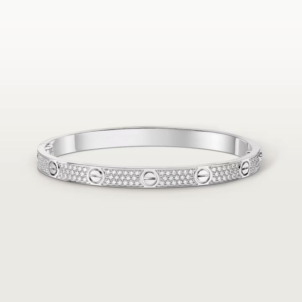 [LUXE JEWELRY] LOVE BRACELET 4.8MM DIAMOND-PAVED