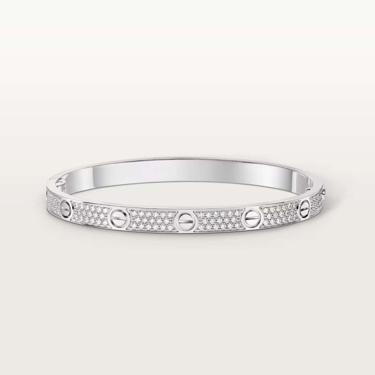 [LUXE JEWELRY] LOVE BRACELET 4.8MM DIAMOND-PAVED