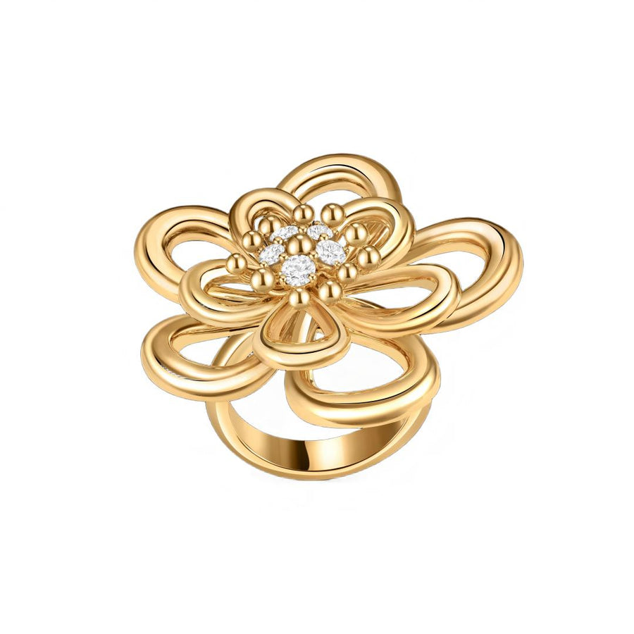 [LUXE JEWELRY] Flowerlace Ring Diamond 5 stones