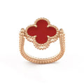 [LUXE JEWELRY]CLOVER RIVERSIBLE RING ROSE GOLD COLLECTION