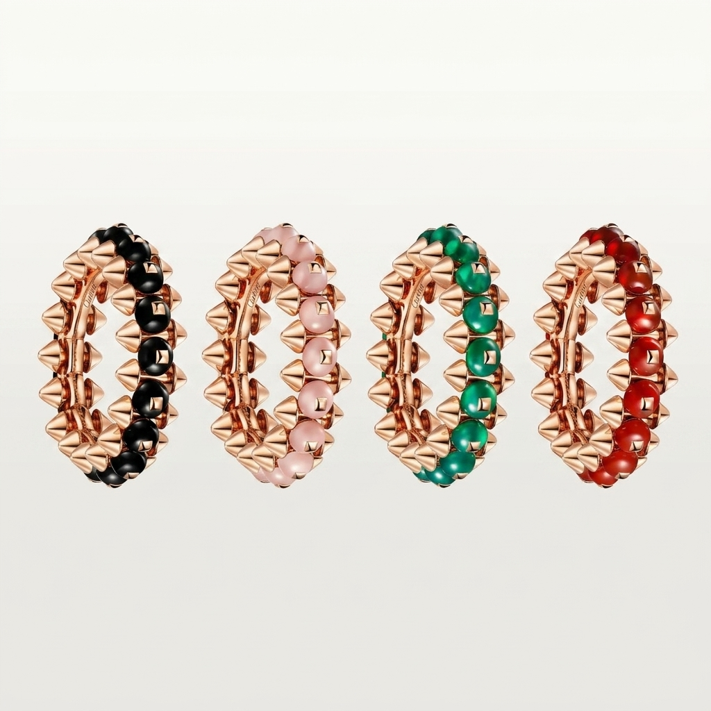 [LUXE JEWELRY] CLASH 7.9MM AGATE CHALCEDONY RING