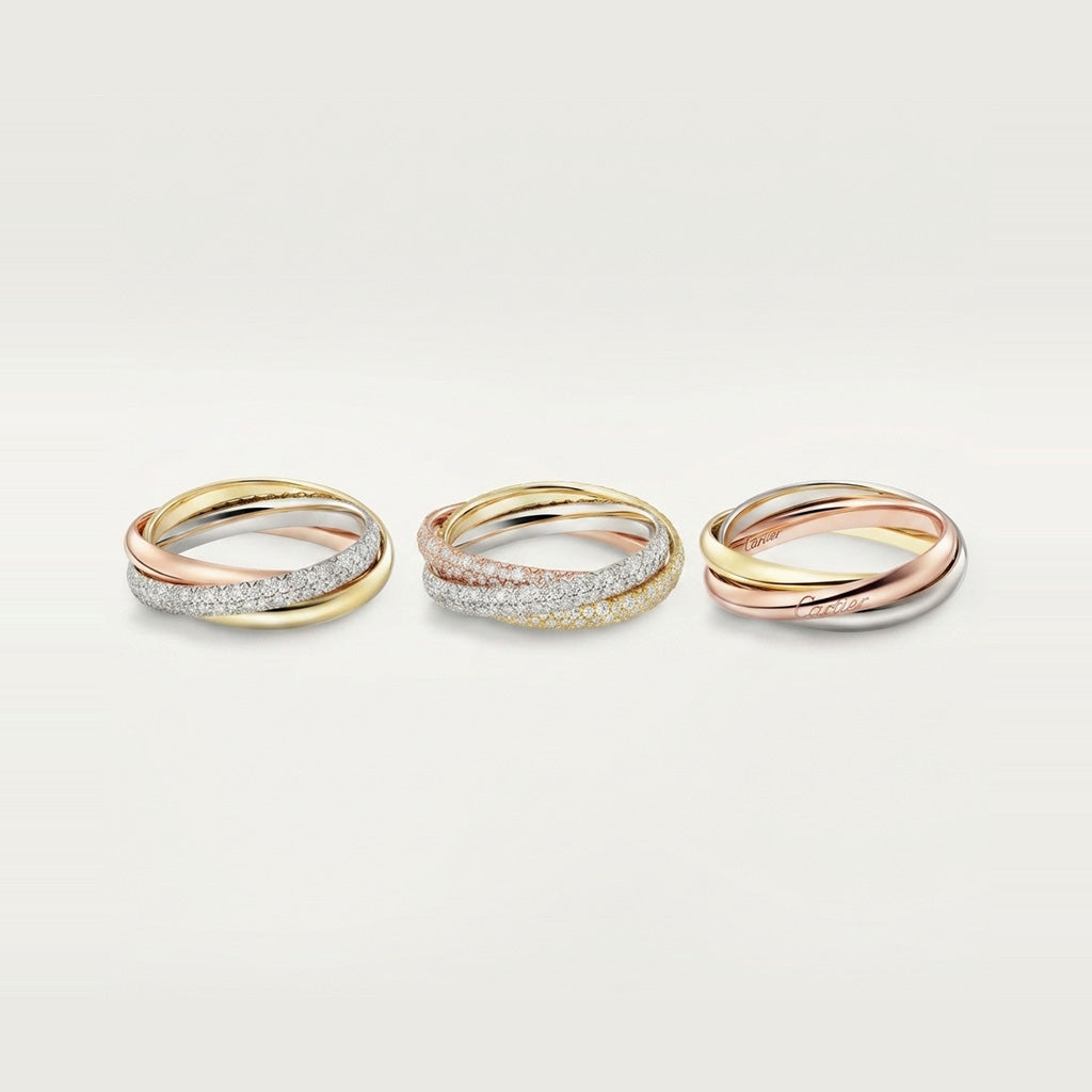[LUXE JEWELRY] TRINITY 2.5MM RING COLLECTION
