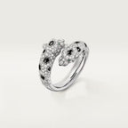 [LUXE JEWELRY] PANTHERE DOUBLE HEADED FULL DIAMOND  RING