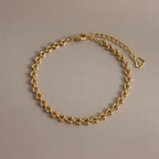 Tiny Link Heart Bracelet
