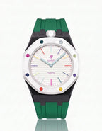 Silicone Strap & Case  Royal Pop Huit Blanc(Customize  Colors)