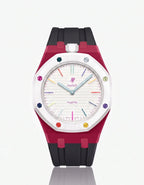 Silicone Strap & Case  Royal Pop Huit Blanc(Customize  Colors)