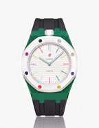 Silicone Strap & Case  Royal Pop Huit Blanc(Customize  Colors)