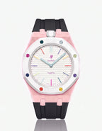 Silicone Strap & Case  Royal Pop Huit Blanc(Customize  Colors)