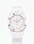 Silicone Strap & Case  Royal Pop Huit Blanc(Customize  Colors)