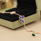 [LUXE JEWELRY] LUCKY SPRING BUTTERFLY 5 MOTIF BRACELET