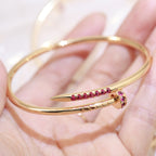 [LUXE JEWELRY]JUSTE BRACELET 2.5MM DIAMONDS NEW