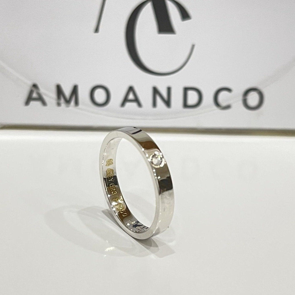 [Luxe]LOVE RING 4MM 1 DIAMOND