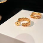 [LUXE JEWELRY] CLASH SMALL HOOP EARRINGS