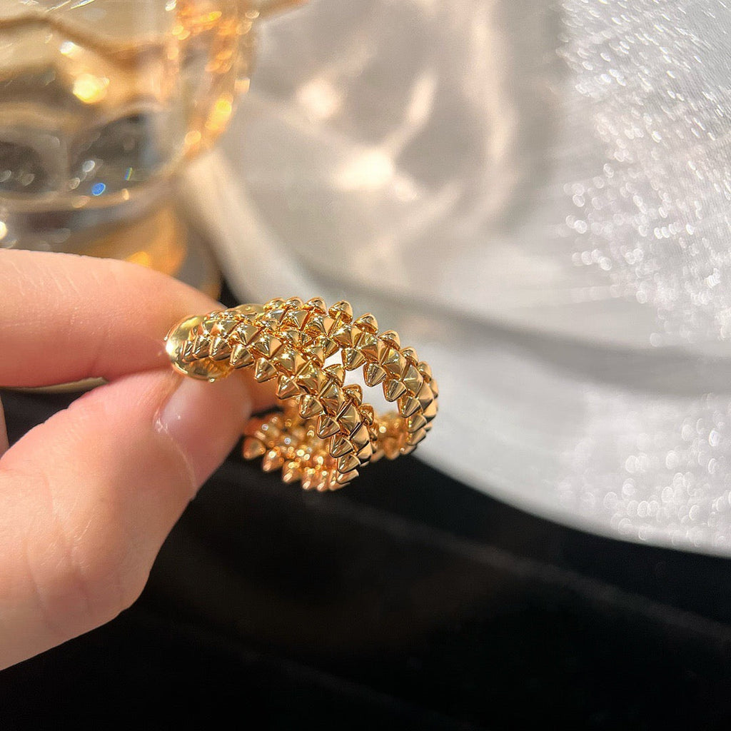 [LUXE JEWELRY] CLASH SMALL HOOP EARRINGS